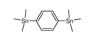 1,4-bis(trimethylstannyl)benzene结构式
