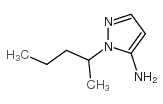 1-(1-甲基丁基)-1H-吡唑-5-胺结构式