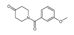 1-(3-Methoxybenzoyl)Piperidin-4-One结构式