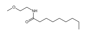 N-(2-methoxyethyl)nonanamide结构式