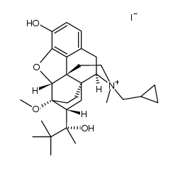 Buprenorphine methiodide结构式