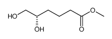 (S)-(-)-5,6-diidrossiesanoato di metile Structure