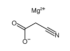 Magnesium; cyano-acetate结构式