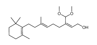 (2Z,6E)-3-(dimethoxymethyl)-7-methyl-9-(2,6,6-trimethylcyclohex-1-en-1-yl)nona-2,6-dien-1-ol Structure