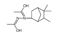 N-(5-acetamido-2,2,3-trimethyl-5-bicyclo[2.2.1]heptanyl)acetamide结构式