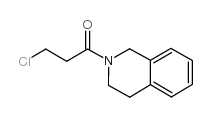 1-Propanone,3-chloro-1-(3,4-dihydro-2(1H)-isoquinolinyl)- structure