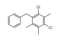 2,3,5-trimethyl-4,6-dichlorodiphenylmethane Structure