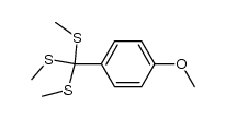 S,S,S-trimethyl p-methoxythioorthobenzoate结构式