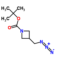 1-Boc-3-(azidomethyl)-azetidine Structure