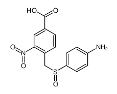 4-[(4-aminophenyl)sulfinylmethyl]-3-nitrobenzoic acid Structure