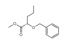 (S)-methyl 2-(benzyloxy)pentanoate Structure