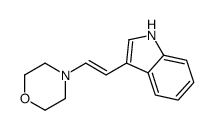 4-[2-(1H-indol-3-yl)ethenyl]morpholine Structure