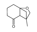 2H-3,7a-Methanobenzofuran-4(5H)-one, tetrahydro-3-methyl Structure