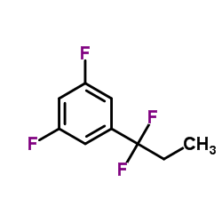 1-(1,1-Difluoropropyl)-3,5-difluorobenzene Structure