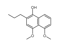4,5-dimethoxy-2-propylnaphthalen-1-ol Structure