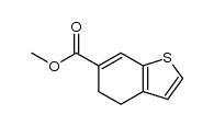 4,5-dihydrobenzo[b]thiophene-6-carboxylic acid methyl ester结构式