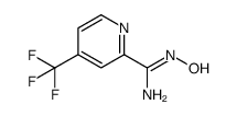 N'-hydroxy-4-(trifluoromethyl)pyridine-2-carboximidamide结构式