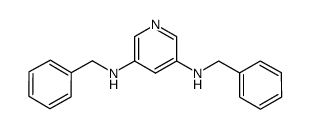 N3,N5-dibenzylpyridine-3,5-diamine结构式