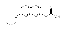 2-(7-propoxynaphthalen-2-yl)acetic acid结构式