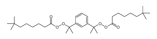 1,3-Bis-(2-neodecanoylperoxyisopropyl)-benzene Structure
