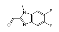 (9ci)-5,6-二氟-1-甲基-1H-苯并咪唑-2-羧醛结构式