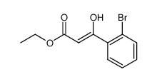 ethyl (Z)-3-(2-bromophenyl)-3-hydroxyacrylate Structure
