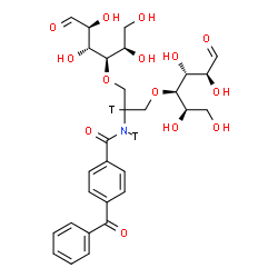 2-N-(4-benzoyl)benzoyl-1,3-bis(mannos-4-yloxy)-2-propylamine structure