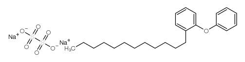 Benzene, dodecylphenoxy-, disulfo deriv., sodium salt structure