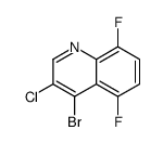 4-bromo-3-chloro-5,8-difluoroquinoline结构式