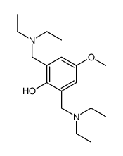 2,6-bis(diethylaminomethyl)-4-methoxyphenol Structure