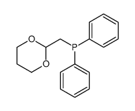 1,3-dioxan-2-ylmethyl(diphenyl)phosphane Structure