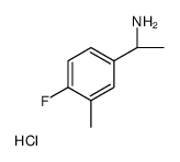 (1R)-1-(4-氟-3-甲基苯基)乙胺盐酸盐结构式