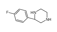 (2R)-2-(4-fluorophenyl)piperazine结构式