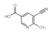 5-Cyano-6-methylnicotinic acid Structure