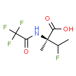 Isovaline,3-fluoro-N-(trifluoroacetyl)- (9CI) Structure