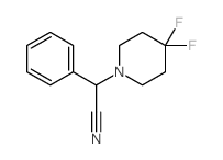 2-(4,4-二氟哌啶-1-基)-2-苯基乙腈结构式