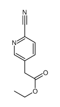 Ethyl (6-cyano-3-pyridinyl)acetate结构式