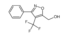 (3-phenyl-4-(trifluoromethyl)isoxazol-5-yl)methanol结构式