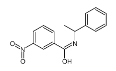 3-nitro-N-(1-phenylethyl)benzamide Structure