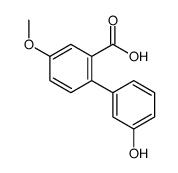 2-(3-hydroxyphenyl)-5-methoxybenzoic acid结构式