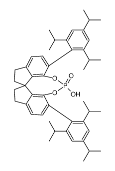 (11aS)-3,7-Bis[2,4,6-tris(1-methylethyl)phenyl]-10,11,12,13-tetrahydro-5-hydroxy-diindeno[7,1-de:1',7'-fg][1,3,2]dioxaphosphocin 5-oxide structure