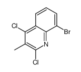 8-bromo-2,4-dichloro-3-methylquinoline Structure