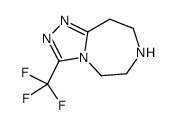 3-(trifluoromethyl)-6,7,8,9-tetrahydro-5H-[1,2,4]triazolo[4,3-d][1,4]diazepine结构式