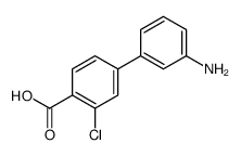 4-(3-aminophenyl)-2-chlorobenzoic acid结构式