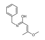 N-benzyl-3-methoxybut-2-enamide结构式