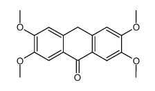 2,3,6,7-tetramethoxy-9(10H)-anthracenone结构式