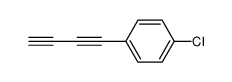 6-(4-chlorophenyl)-2-methylhexa-3,5-diyn-2-ol结构式