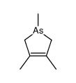 1,3,4-trimethylarsolene结构式