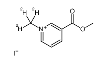 methyl 1-(trideuteriomethyl)pyridin-1-ium-3-carboxylate,iodide Structure