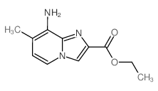 ethyl 8-amino-7-methylimidazo[1,2-a]pyridine-2-carboxylate Structure